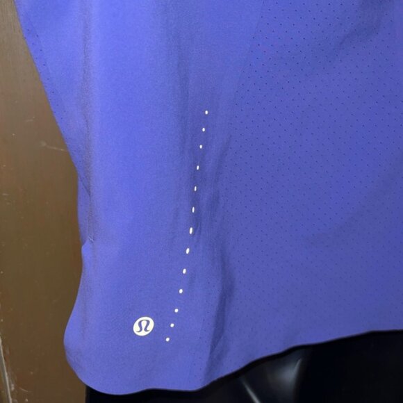 Lululemon Athletica Swift Ventilated Purple Indigo Tank Top Size 8 - Picture 5 of 13